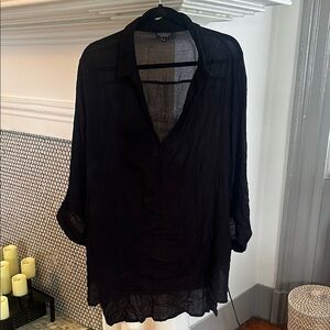 Chic Black Swim Coverup